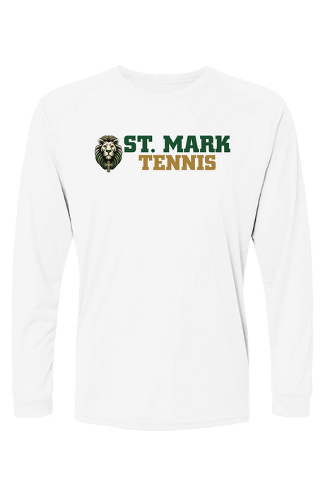 St. Mark Catholic Tennis L/S Performance Tee w/ SPF 50+