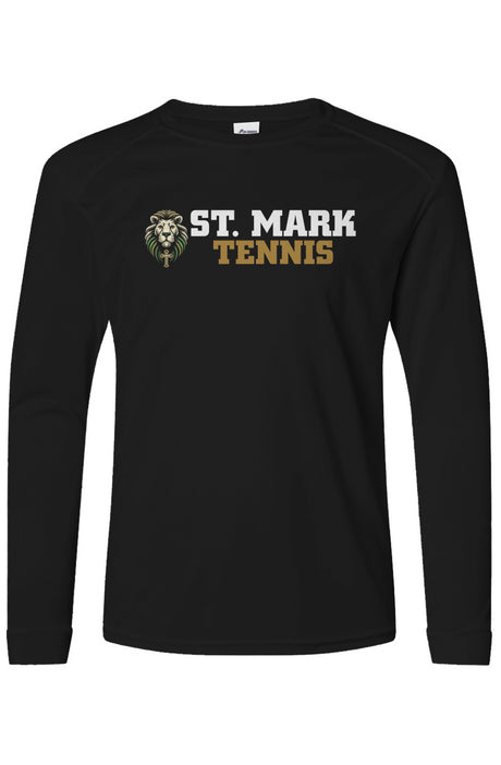St. Mark Catholic Tennis L/S Performance Tee w/ SPF 50+