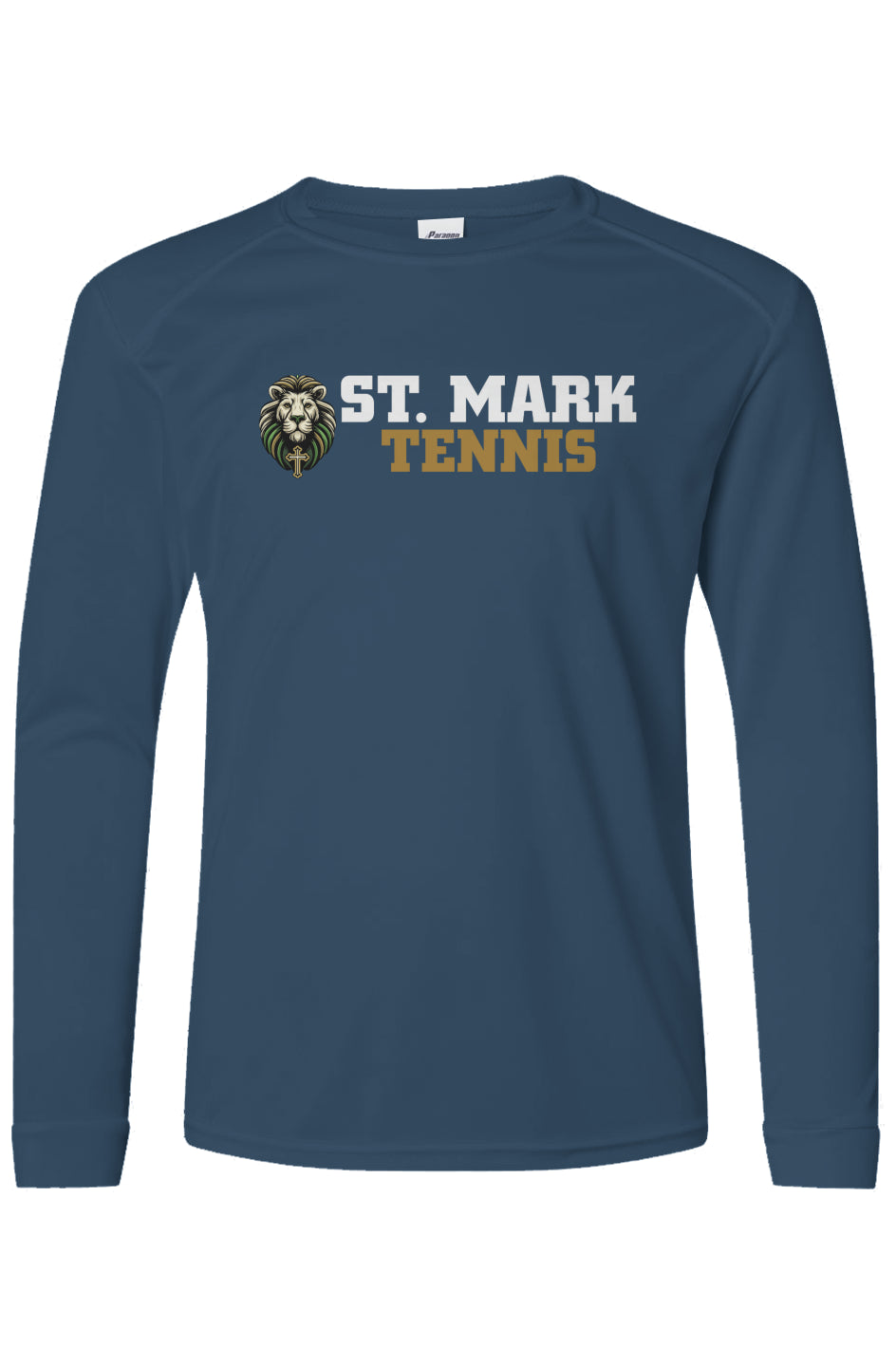St. Mark Catholic Tennis L/S Performance Tee w/ SPF 50+