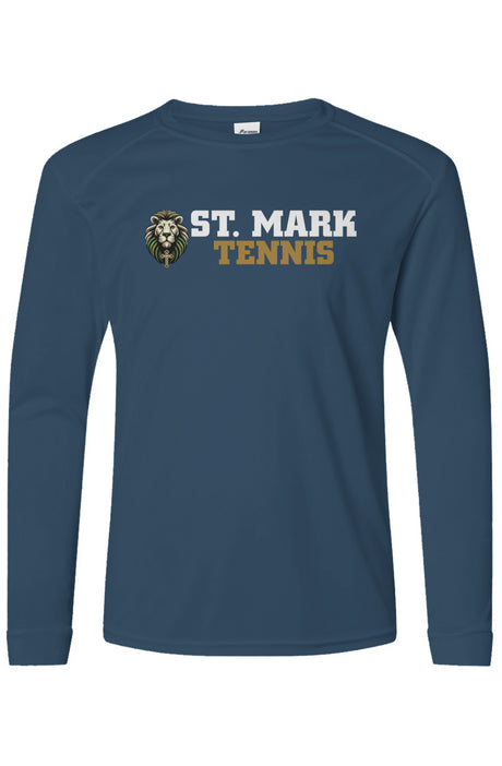 St. Mark Catholic Tennis L/S Performance Tee w/ SPF 50+