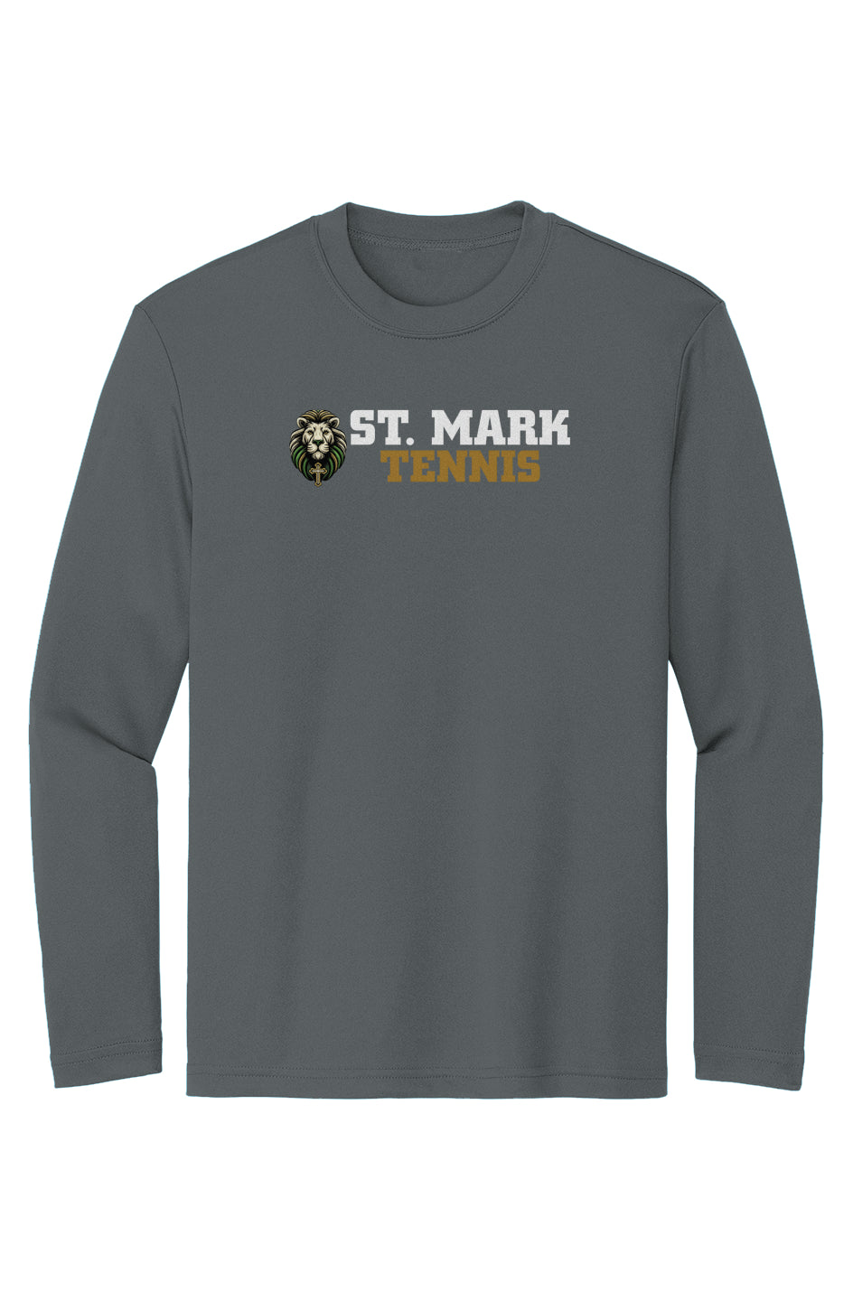 St. Mark Catholic Tennis L/S Performance Tee w/ SPF 50+