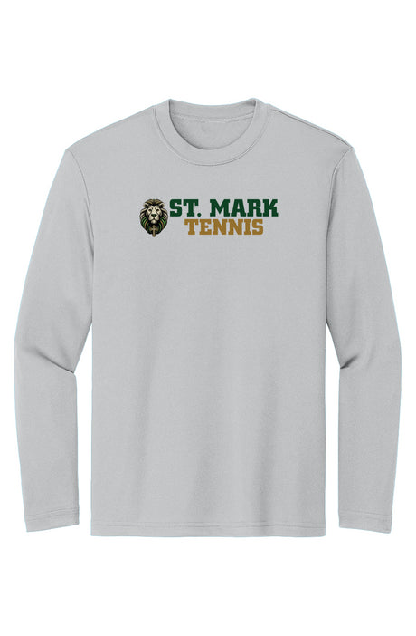 St. Mark Catholic Tennis L/S Performance Tee w/ SPF 50+