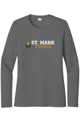 St. Mark Catholic Tennis L/S Performance Tee w/ SP