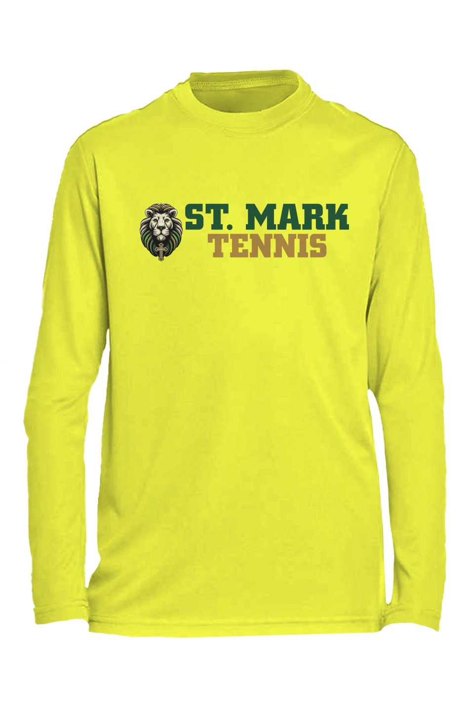 St. Mark Catholic Tennis L/S Performance Tee w/ SPF 50+