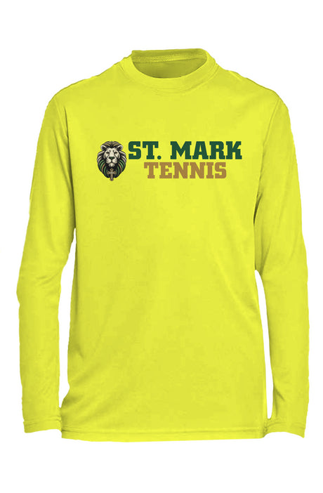 St. Mark Catholic Tennis L/S Performance Tee w/ SPF 50+
