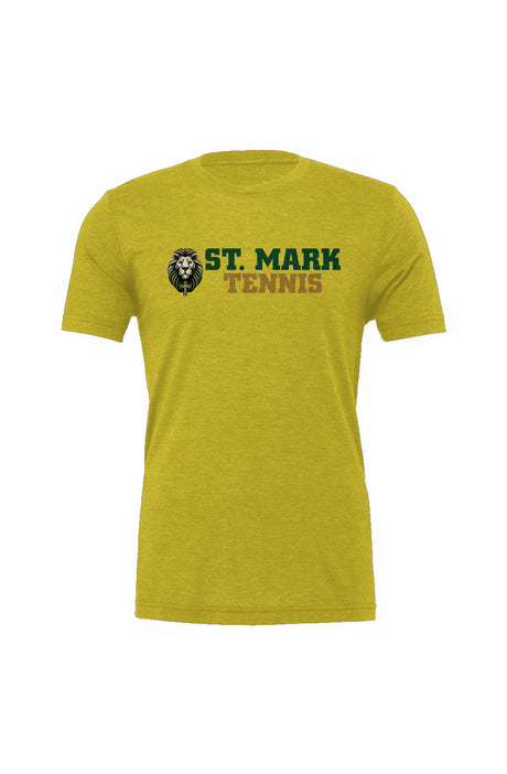 St. Mark Catholic Tennis Triblend Tee