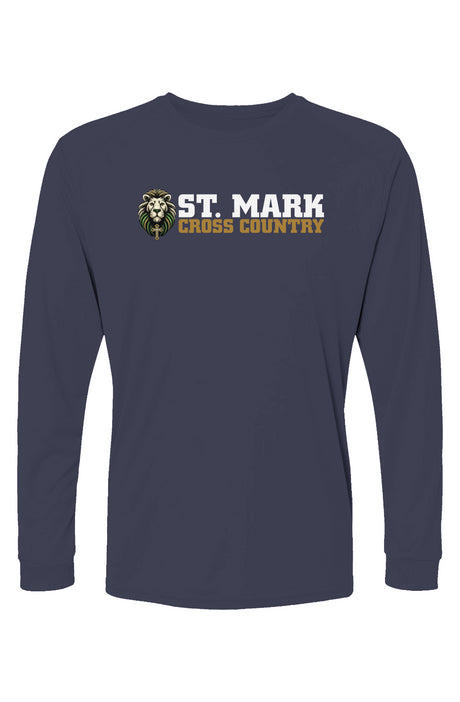 St. Mark Catholic Cross Country L/S Performance Tee w/ SPF 50+