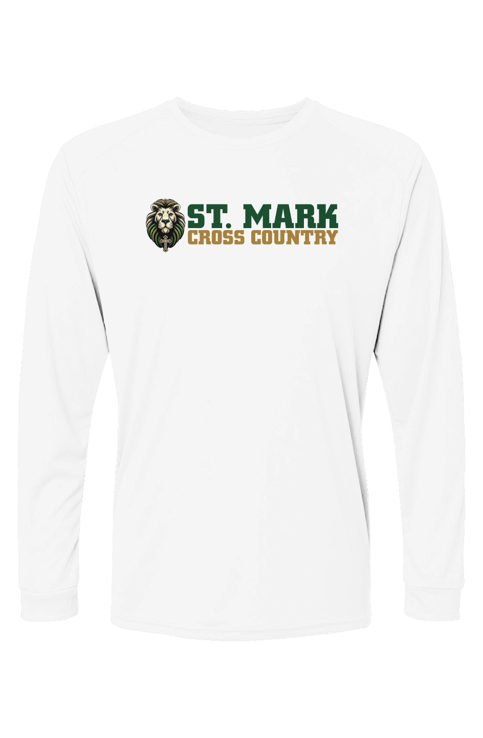 St. Mark Catholic Cross Country L/S Performance Tee w/ SPF 50+