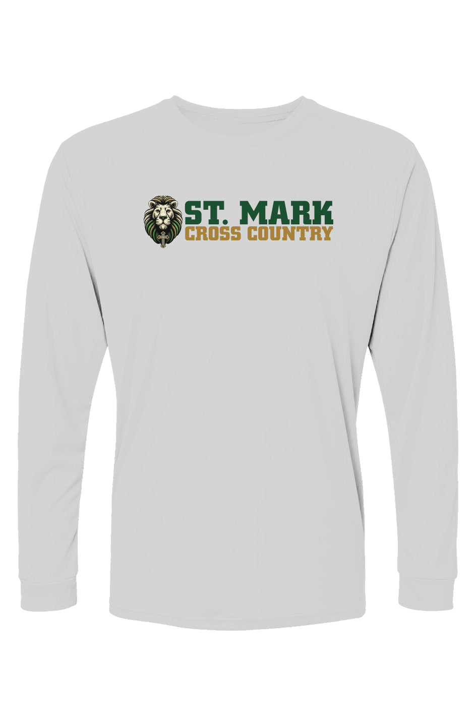 St. Mark Catholic Cross Country L/S Performance Tee w/ SPF 50+
