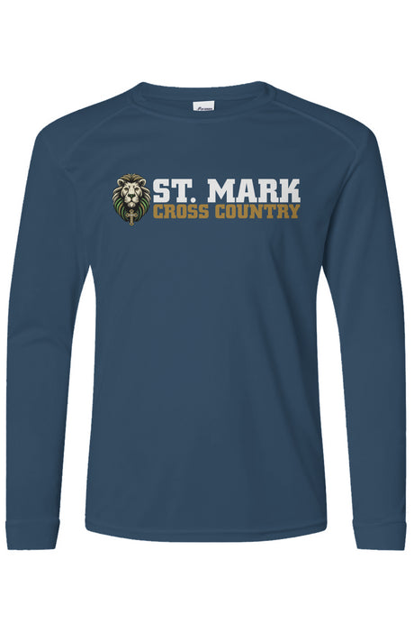 St. Mark Catholic Cross Country L/S Performance Tee w/ SPF 50+