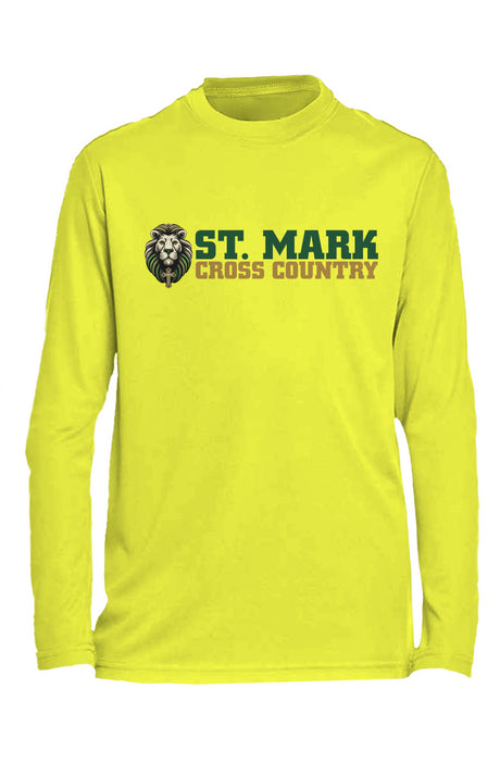 St. Mark Catholic Cross Country L/S Performance Tee w/ SPF 50+