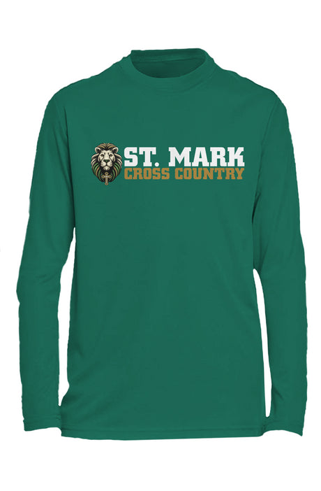 St. Mark Catholic Cross Country L/S Performance Tee w/ SPF 50+