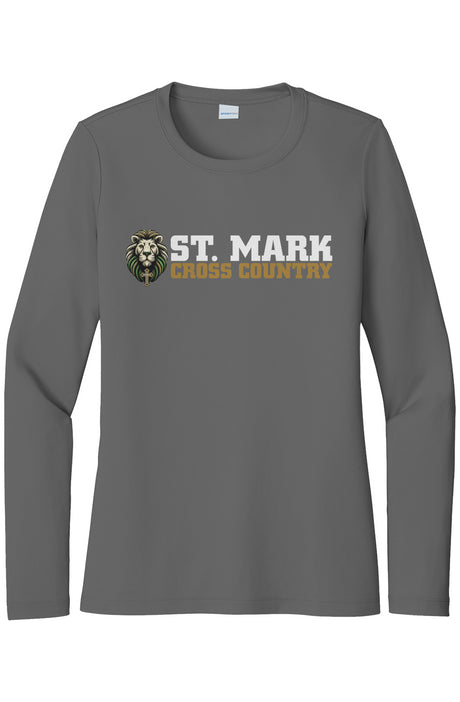 St. Mark Catholic Cross Country L/S Performance Tee w/ SPF 50+