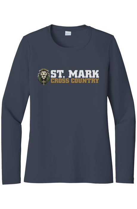 St. Mark Catholic Cross Country L/S Performance Tee w/ SPF 50+