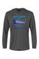 Battleship Half Marathon Bahama Hooded L/S Performance Tee w/ UPF 50+