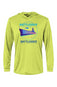 Battleship Half Marathon Bahama Hooded L/S Performance Tee w/ UPF 50+