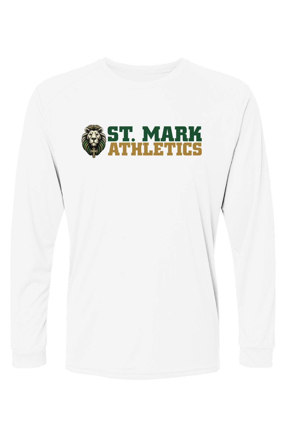 St. Mark Athletics L/S Performance Tee w/ SPF 50+