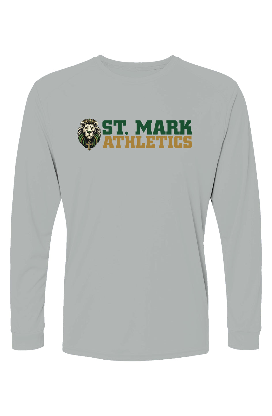 St. Mark Athletics L/S Performance Tee w/ SPF 50+