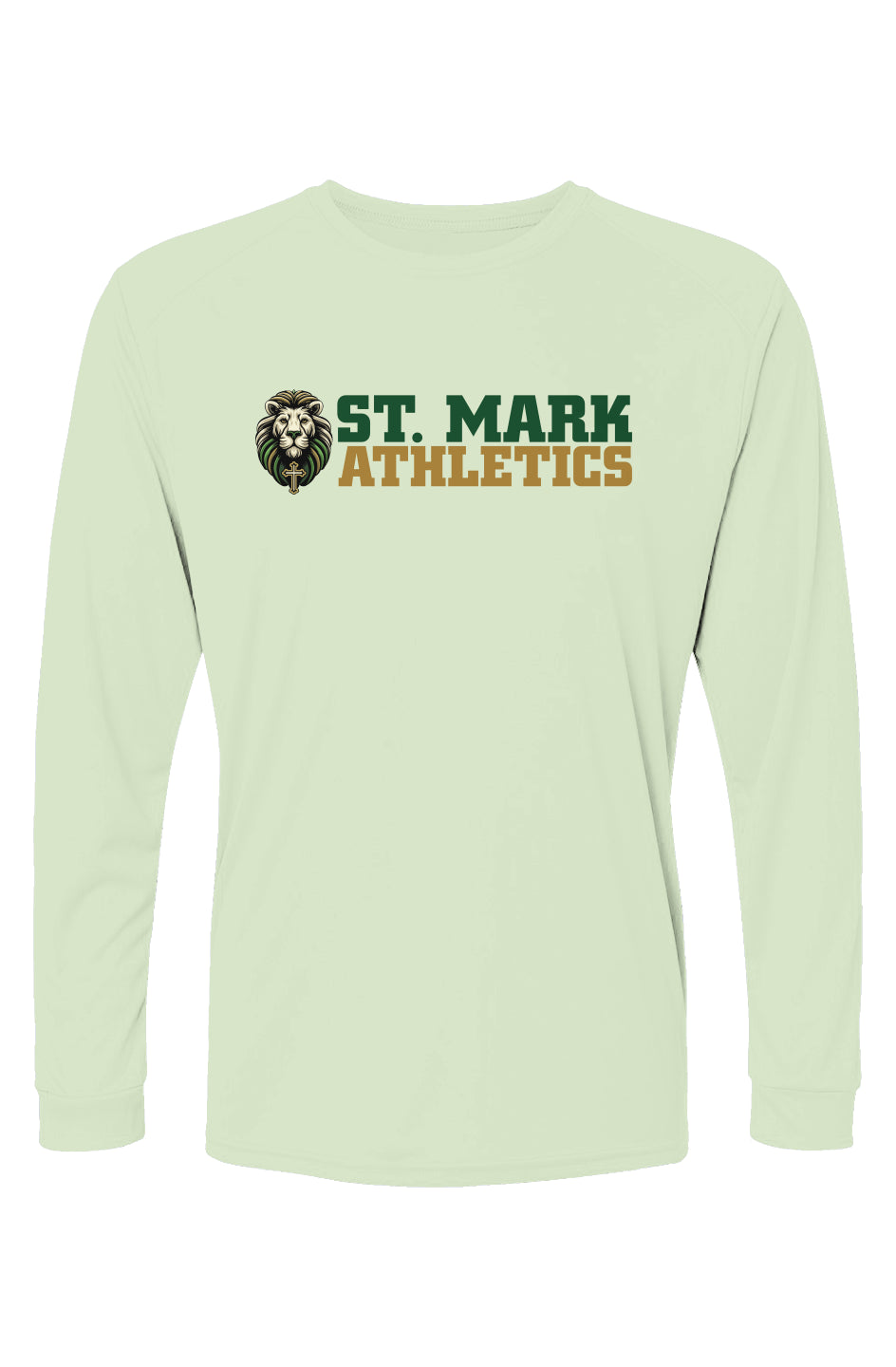 St. Mark Athletics L/S Performance Tee w/ SPF 50+