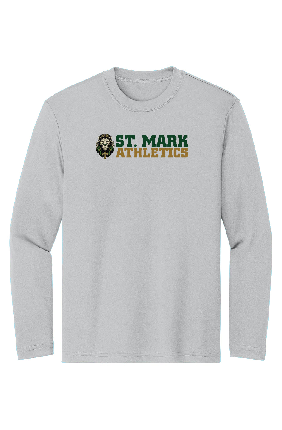 St. Mark Athletics L/S Performance Tee w/ SPF 50+