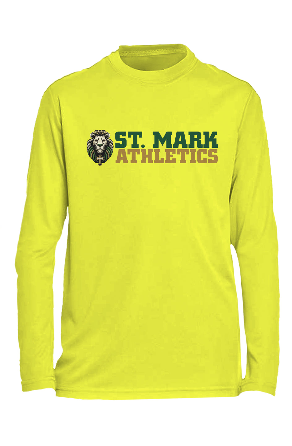 St. Mark Athletics L/S Performance Tee w/ SPF 50+