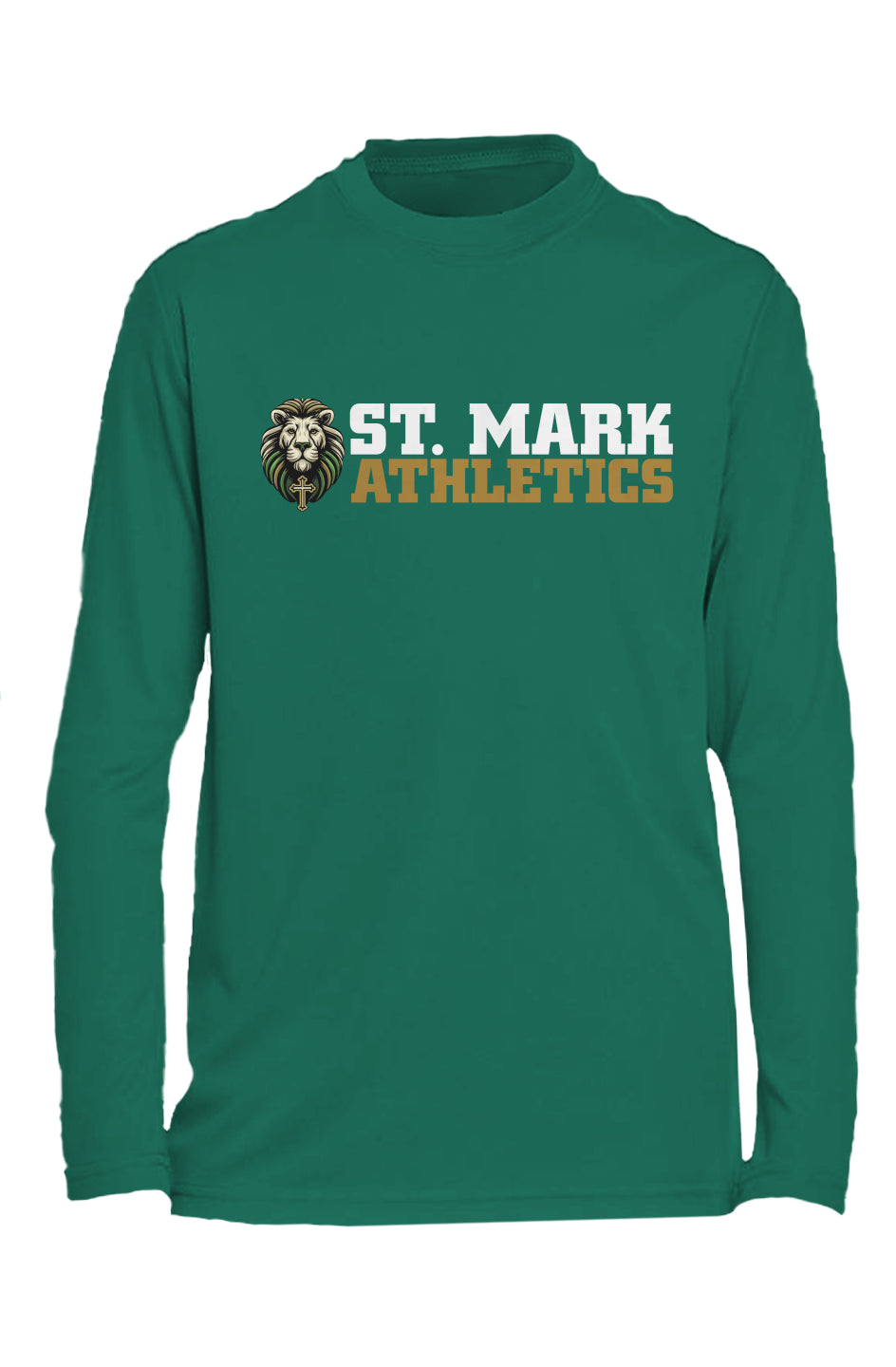 St. Mark Athletics L/S Performance Tee w/ SPF 50+
