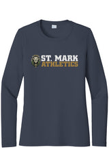 St. Mark Athletics L/S Performance Tee w/ SPF 50+