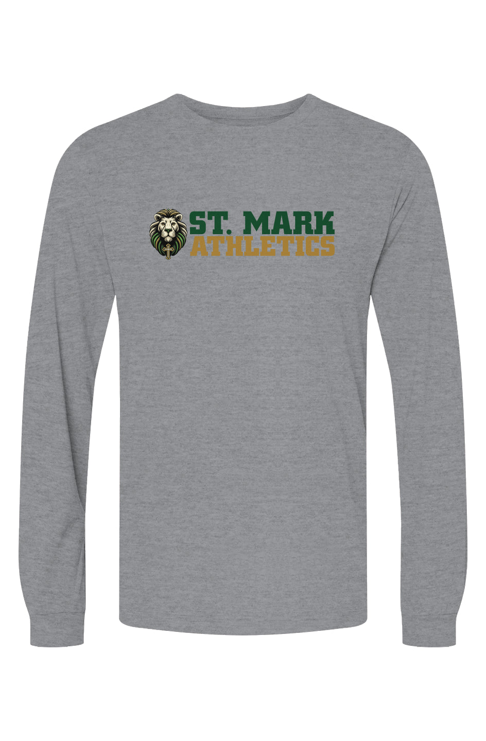 St. Mark Athletics Triblend L/S Tee