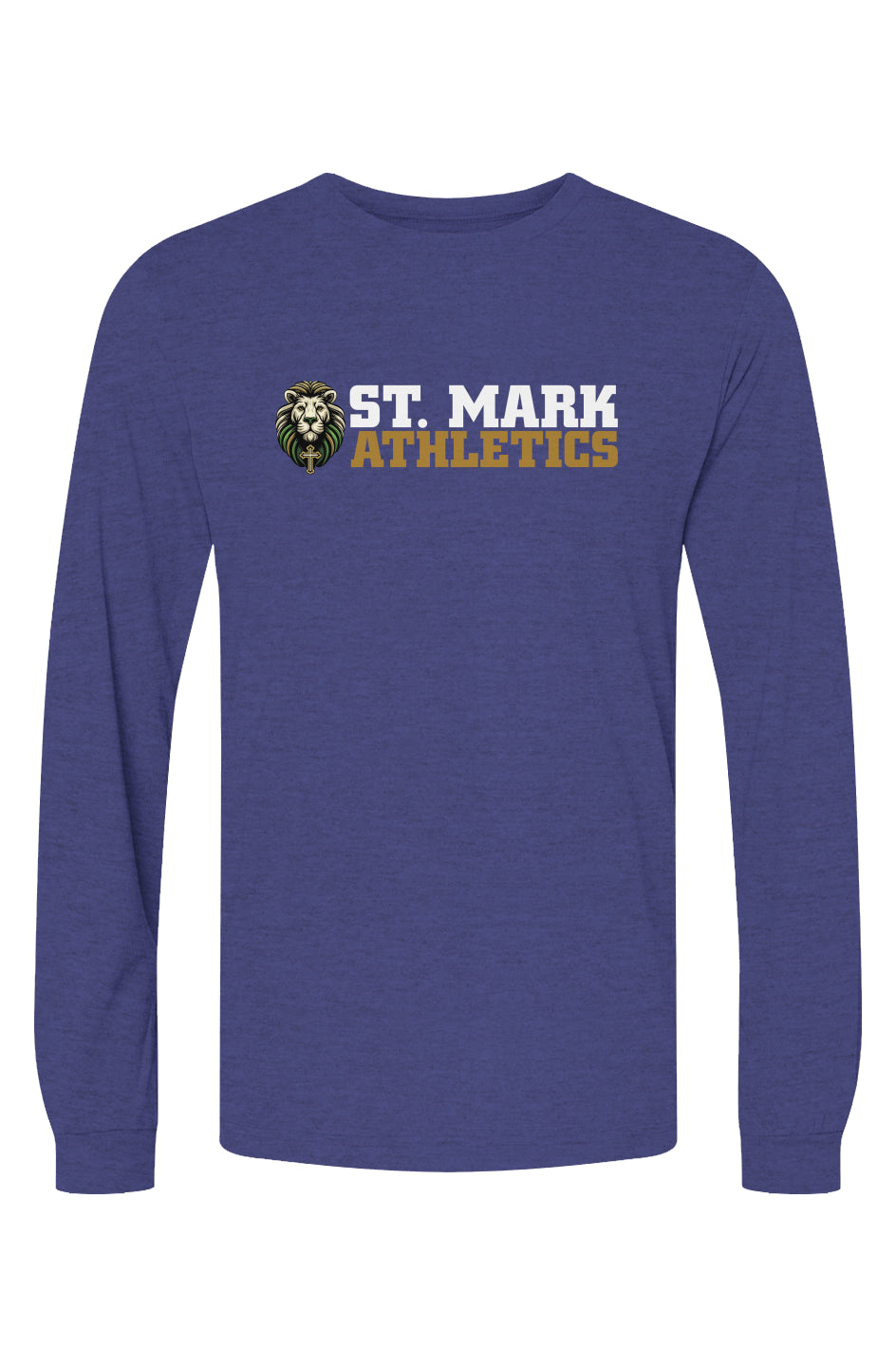 St. Mark Athletics Triblend L/S Tee