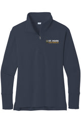 St. Mark Catholic Ladies' Performance Quarter Zip Pullover