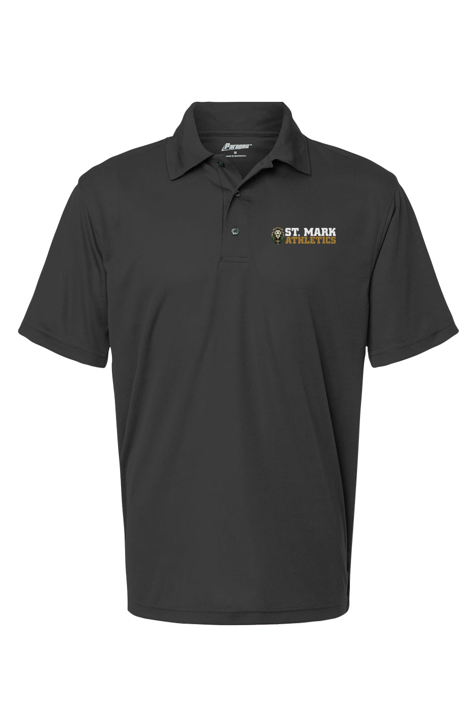 St. Mark Athletics Men's Saratoga Mini Mesh Polo