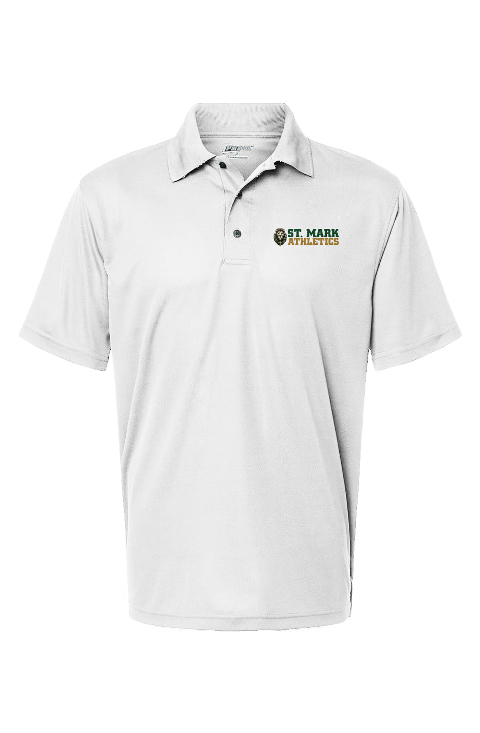 St. Mark Athletics Men's Saratoga - Sebring Mini Mesh Polo