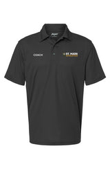 St. Mark Athletics Men's Saratoga - Sebring Mini Mesh Polo