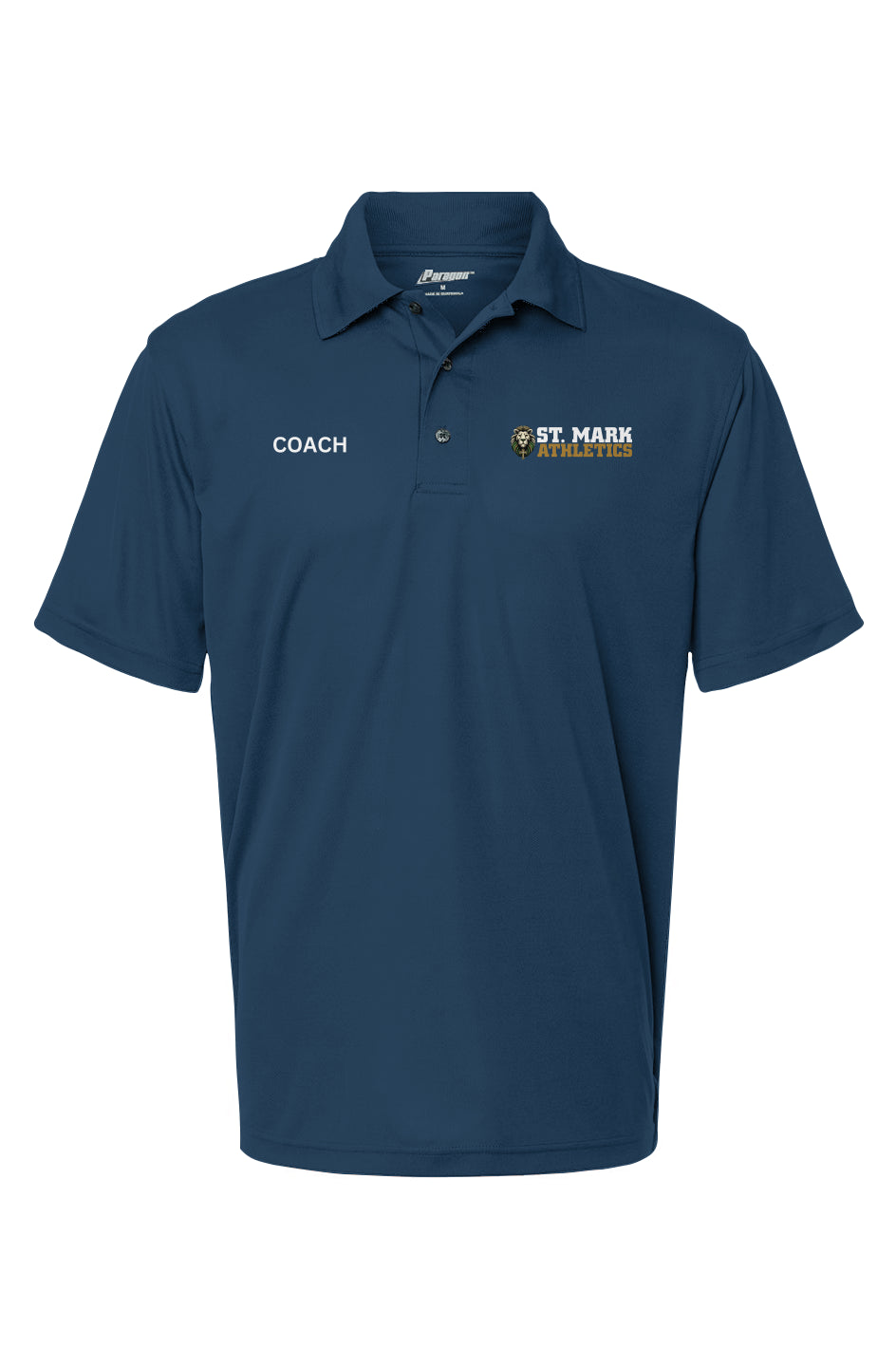 St. Mark Athletics Men's Saratoga - Sebring Mini Mesh Polo