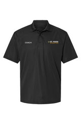 St. Mark Athletics Men's Saratoga - Sebring Mini Mesh Polo