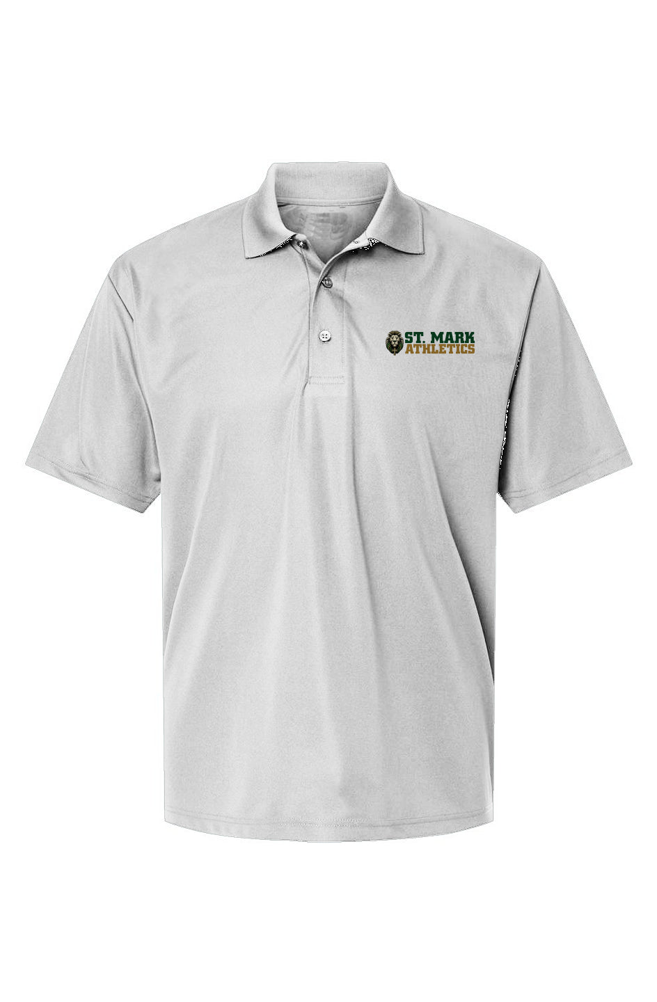 St. Mark Athletics Men's Saratoga - Sebring Mini Mesh Polo