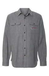 Men's Solid Flannel Shirt