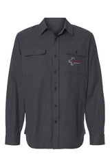 Men's Solid Flannel Shirt