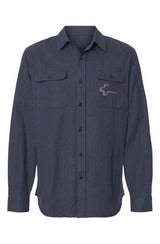 Men's Solid Flannel Shirt