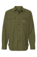 Men's Solid Flannel Shirt
