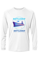 Battleship Half Marathon Islander L/S Performance Tee w/ UPF 50+