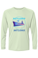 Battleship Half Marathon Islander L/S Performance Tee w/ UPF 50+