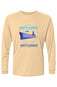 Battleship Half Marathon Islander L/S Performance Tee w/ UPF 50+