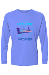 Battleship Half Marathon Islander L/S Performance Tee w/ UPF 50+