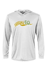 Shakori 40 Bahama Hooded L/S Performance Tee w/ UPF 50+