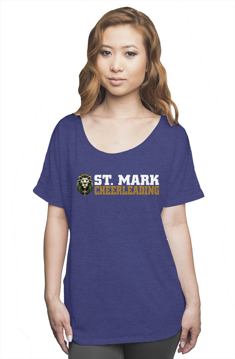 St. Mark Cheerleading Slouchy Tee