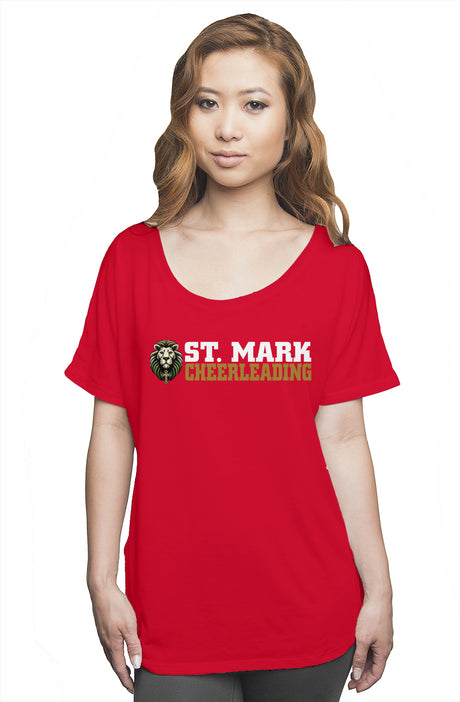 St. Mark Cheerleading Slouchy Tee