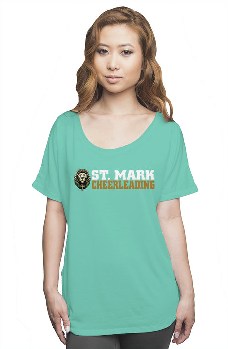 St. Mark Cheerleading Slouchy Tee