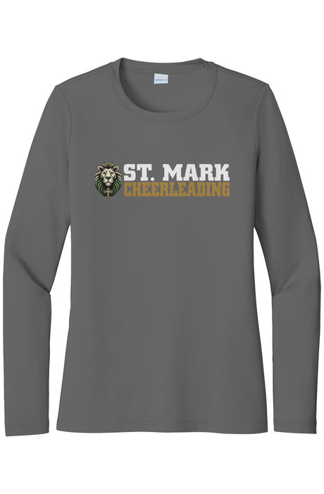 St. Mark Catholic Cheerleading Ladies' Posi UV Pro LS Tee w/ UPF 50+