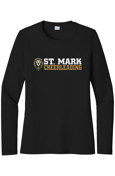 St. Mark Catholic Cheerleading Ladies' Posi UV Pro LS Tee w/ UPF 50+